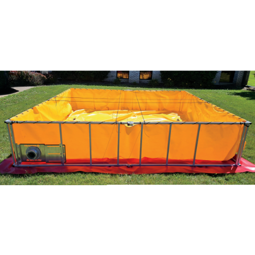 2100 Gallon / 7500 Liter Fol-Da-Tank Portable Folding Frame Tank (MPN: FDT-2100/7500)