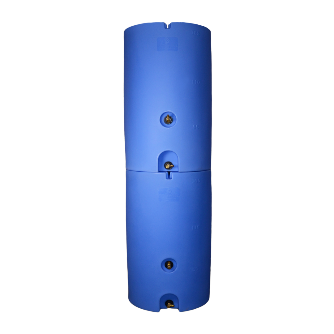 165 Gallon Rockwell Gallonzo Water Storage Tank - 2 Pack Bundle