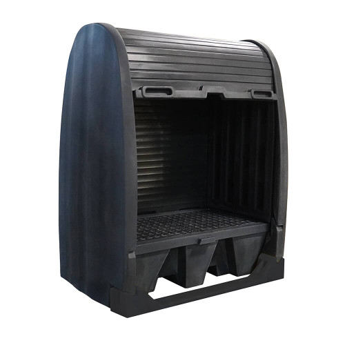 Enpac 2 Drum Outdoor Storage Spill Containment Shed (MPN: 4062-BD)