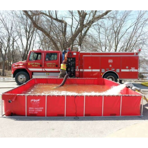 2100 Gallon / 7500 Liter Fol-Da-Tank Portable Folding Frame Tank (MPN: FDT-2100/7500)