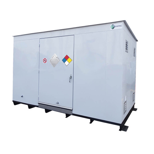 ENPAC 10' X 8' X 9'H Hazmat Storage Building Non-Combustible (MPN: 9510-WH)