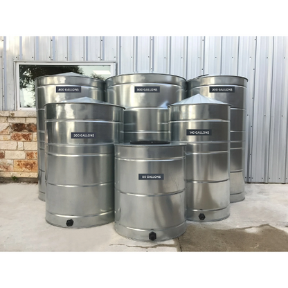 Texas Metal Tanks 2015 Gallon Galvanized Water Storage Cistern (MPN: TM-MT2500G-RW)