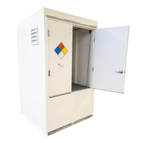 ENPAC Steel IBC Tote Hazmat Storage Locker,  (MPN:9569-WH)