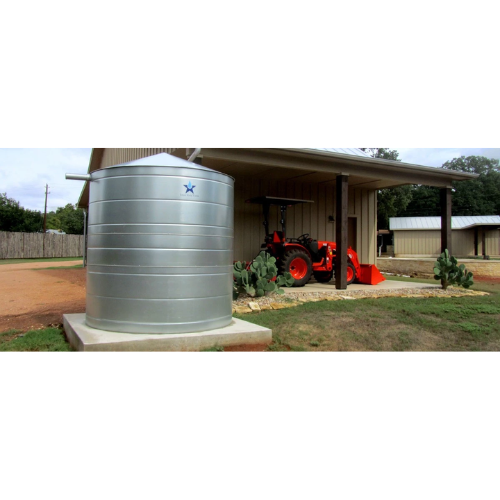 Texas Metal Tanks 3750 Gallon Galvanized Water Storage Cistern (MPN: TM-MT3750G-WS)