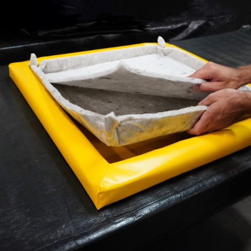 ENPAC 4'x4'x3" Filter Spill Pad, (MPN: 5607-YE)