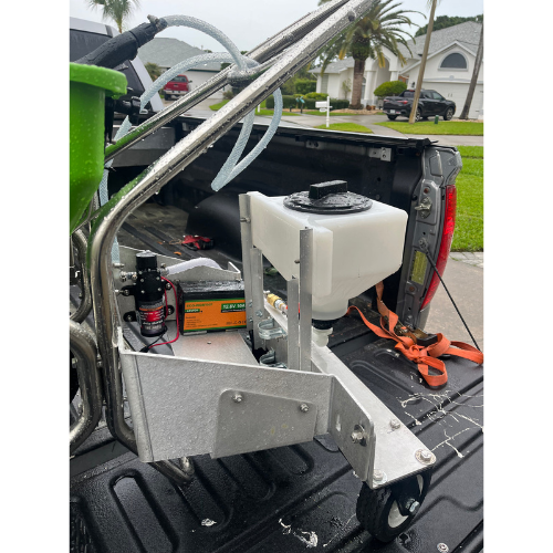1 Gallon Custom Roto-Mold Rectangular Plastic Cone Bottom Tank (MPN 1 RCT)