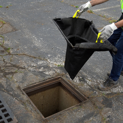 ENPAC Rectangular, Cone Style Storm Sentinel® Catch Basin Insert, Adjustable, No Overflow, 16"x20" to 28"x36" (MPN: 4341-NO)