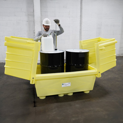 ENPAC Poly Safety Pack Outdoor Drum Storage,  (MPN:2038-YE )