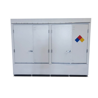 ENPAC Steel Double IBC Tote Hazmat Storage Locker,  (MPN:9580-WH)