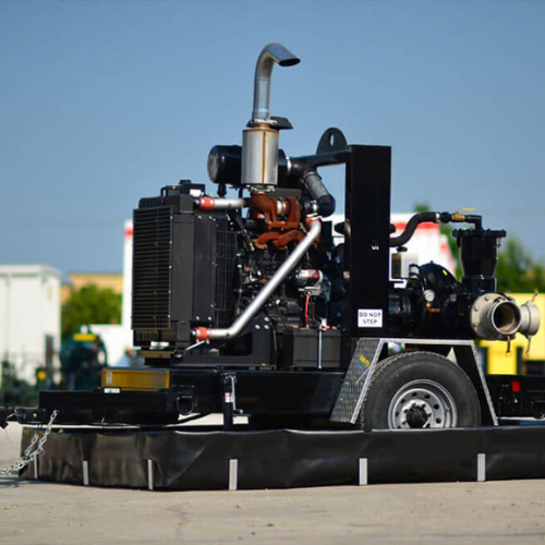 ENPAC 10'x50'x1' Aluminum L-Bracket Spill Berm (MPN: BD-1050-AL-L)