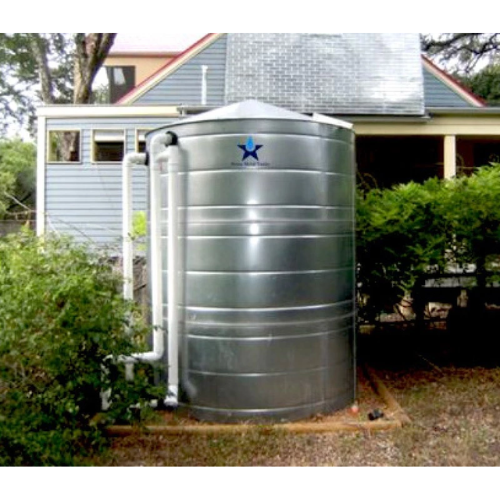 Texas Metal Tanks 2500 Gallon Galvanized Water Storage Cistern (MPN: TM-MT2500G-WS)