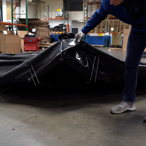 ENPAC 12'x50'x1' L-Bracket Spill Containment Berm (MPN: BD-1250-WB-L)