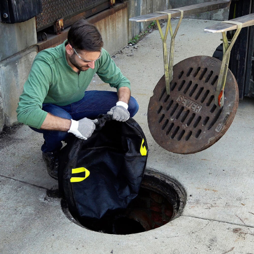 ENPAC Round, Bag Style Storm Sentinel® Catch Basin Insert, Adjustable, No Overflow, 25" to 28 (MPN: 4340-NO)