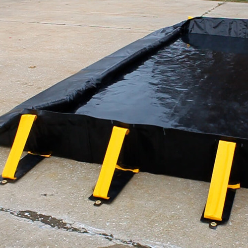 ENPAC 12'x50'x1' Stinger Snap-Foam Drive Through Spill Berm (MPN: 48-12501-BK-SF)