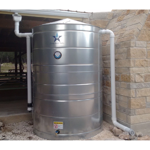 Texas Metal Tanks 3200 Gallon Galvanized Water Storage Cistern (MPN: TM-MT3200G-RW)