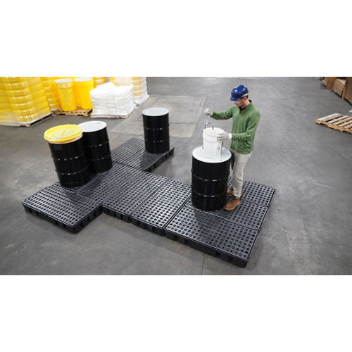 Enpac 6 Drum Low-Profile Spill Pallet (MPN: 5115-BD)