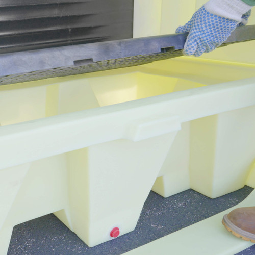 Enpac 2 Drum Roll-Top Hardcover Spill Pallet (MPN: 4062-YE)