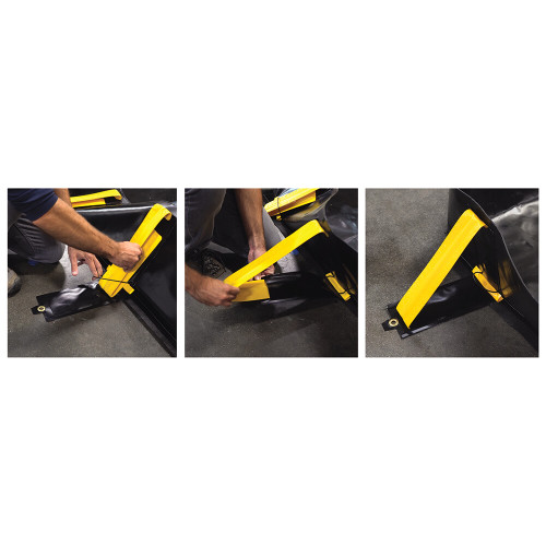 ENPAC 12'x50'x1' Stinger Snap-Foam Drive Through Spill Berm (MPN: 48-12501-BK-SF)
