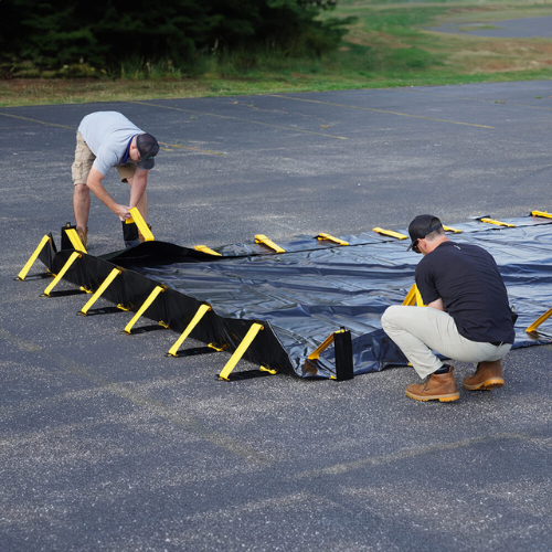 ENPAC 10'x20'x1' Stinger Snap-Up Collapsible Spill Berm (MPN: 48-10201-BK-SU)