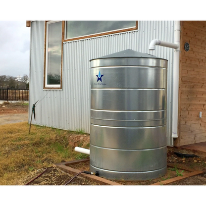 Texas Metal Tanks 3200 Gallon Galvanized Water Storage Cistern (MPN: TM-MT3200G-WS)