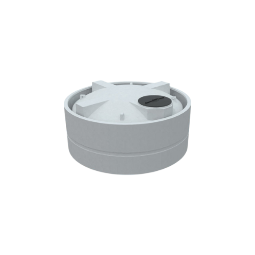 1100 Gallon Custom Roto-Mold Plastic Vertical Tank w/ Lid And 1250 OTT Containment (MPN 1100 VTWC)