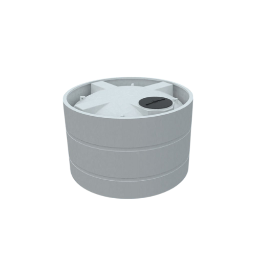 1600 Gallon Custom Roto-Mold Plastic Vertical Tank w/ Lid And 2000 OTT Containment (MPN 1600 VTWC)