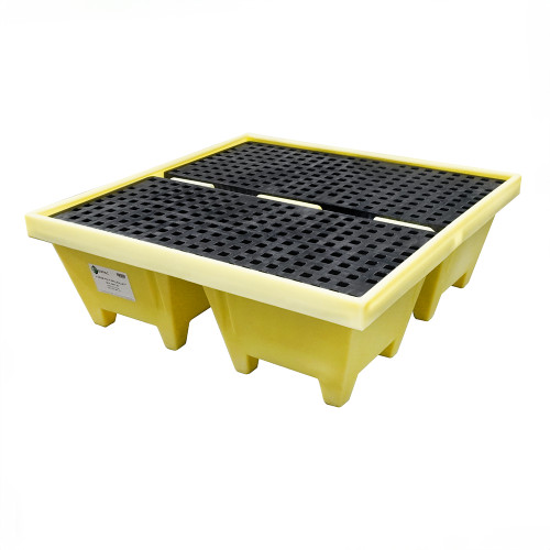 Enpac 4 Drum Poly Spill Pallet XL (MPN: 5001-YE)