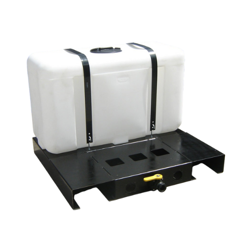 150 Gallon Custom Roto-Mold Plastic Tall Rectangular Utility  Tank W/ Extended Skid Assembly (MPN 150 RTTESA)