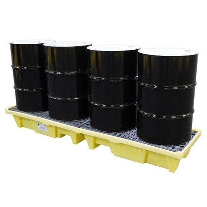 Enpac 4 Drum In-Line Poly Spill Pallet (MPN: 5102-YE)