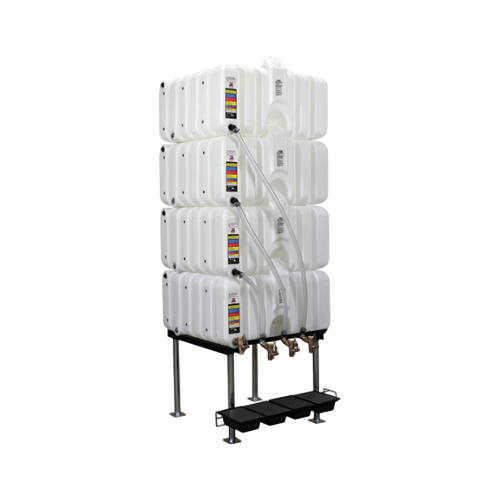 80/80/80/80 Gallon Rhino Tuff Tanks Gravity Feed System No Valve (MPN: RTT-3333-NV)
