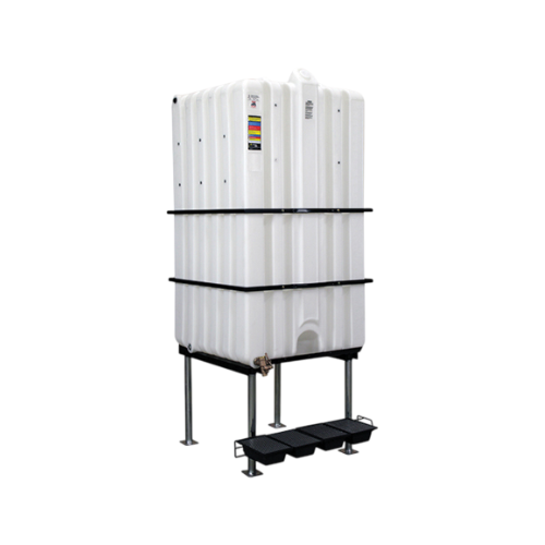 310 Gallon Rhino Tuff Tanks Double Ring Gravity Feed System No Valve (MPN: RTT-6500-NV)